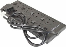 Image of Electrical Extension Lead 8 Gang Way Surge Protected 1M 2M 5M Plug Power Strip