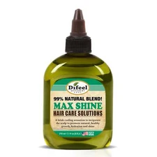 Difeel 99% Natural Hair Care Solutions Max Shine Hair Oil 7.1 oz.