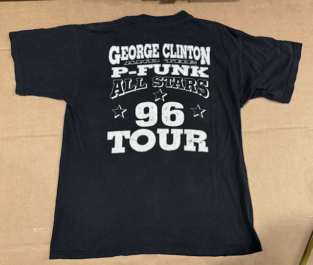 Vintage George Clinton Funkadelic P Funk All Stars 1996 Tour shirt 