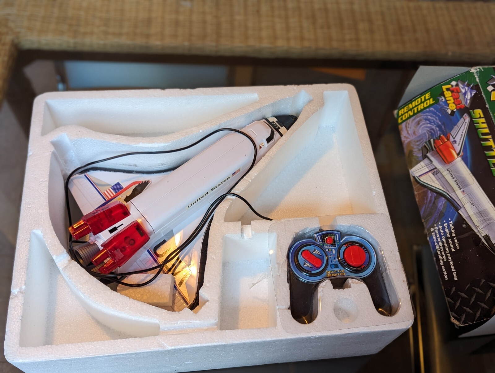Mini Orbiter Box Fast Lane RC Shuttle Orbiter Space Toy - New In Box, Realistic Engine ...