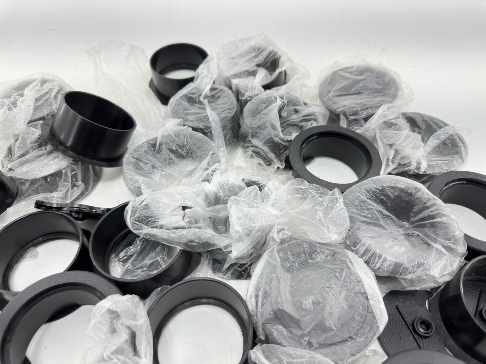 Large Lot New/Used Round Hole Grommet Desk Wire Hole Insert Desk Cord Hole Cover eBay