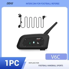 EJEAS V6C Referee Intercom Football Handball Sports Bluetooth Headset  2Way 1200