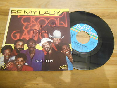 7'' Pop Kool & The Gang - Be My Lady / Pass It On (2 Song) DE-LITE VOGUE WoC