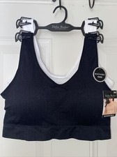 DELTA BURKE 2 Pack SEAMLESS BRAS INTIMATE ALL SIZES COMFORTABLE GREAT FIT 