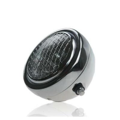 Chrom retro 6.5'' grill headlight Harley chopper cafe racer bobber custom project