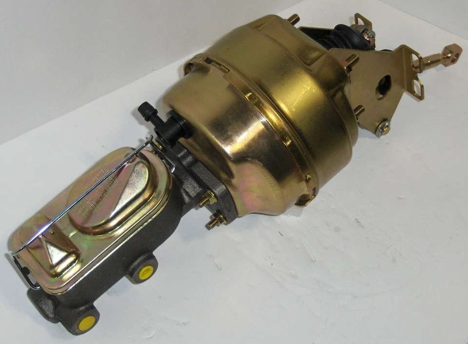 Amplificador de freno de doble potencia de 8" y cilindro maestro para carrocería Mopar Dodge A E B 1963-74 Foto 3 de 4