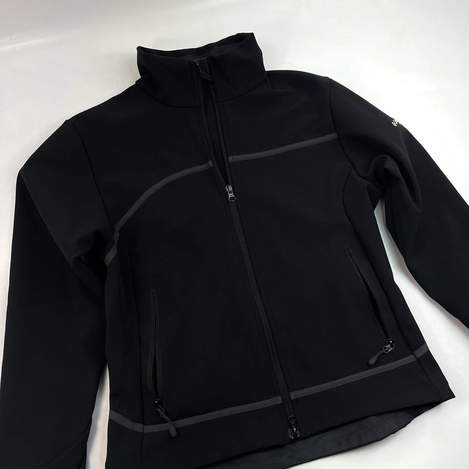 Columbia Sportwear Titanium Black Zip Up Moto Biker Jacket Women’s Size M - Image 3 of 4