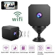 Smart Mini WiFi Camera Wireless 1080P HD Night Cam w/Battery Home Security Detec