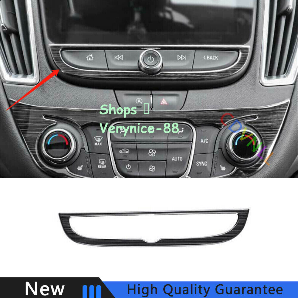 For Chevrolet Malibu 16-2021 Black Titanium Console Volume Button Control Frame