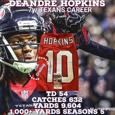 deandre hopkins signed jersey