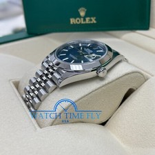 Rolex 126300 Datejust 41mm Blue Index Dial Jubilee Bracelet Stainless Steel 7