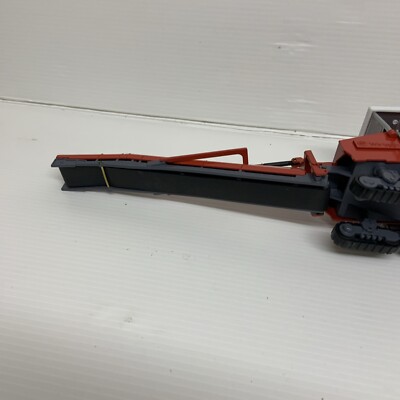 Miniature Engin De Chantier NZG 1/50 – Fraiseuse Wirtgen – Métal Rouge – N°379