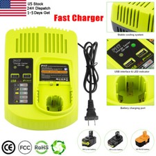 P117 Charger For RYOBI P108 18V For One Plus High Capacity Lithium-Ion Battery