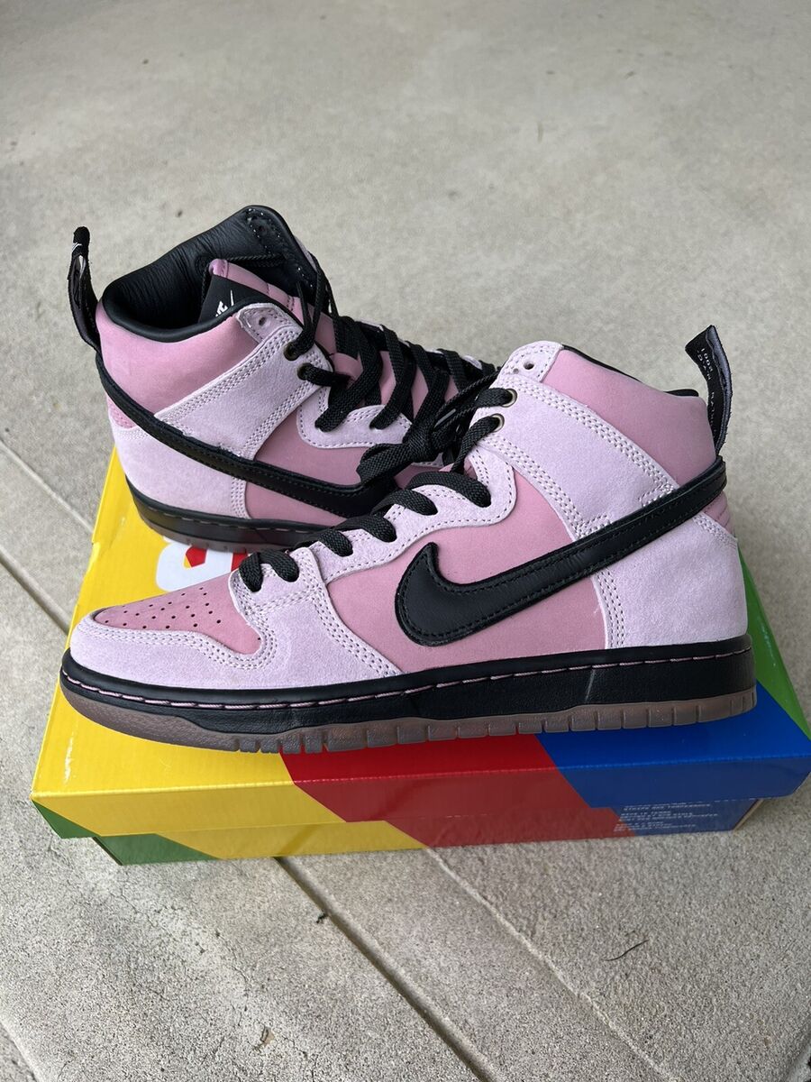 Nike SB Dunk High x KCDC Pink/ Black 2022 Size 7.5 DH7742-600