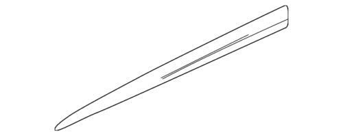 Moldura exterior de carrocería para Chevrolet Cruze 2016-2019 (N/P 84207323)