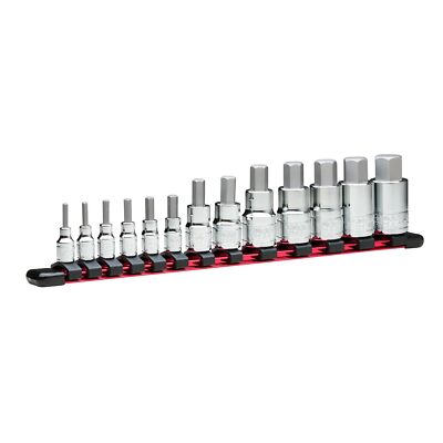 Capri Tools Hex Bit Socket Set, SAE, Advanced Series, 13-Piece