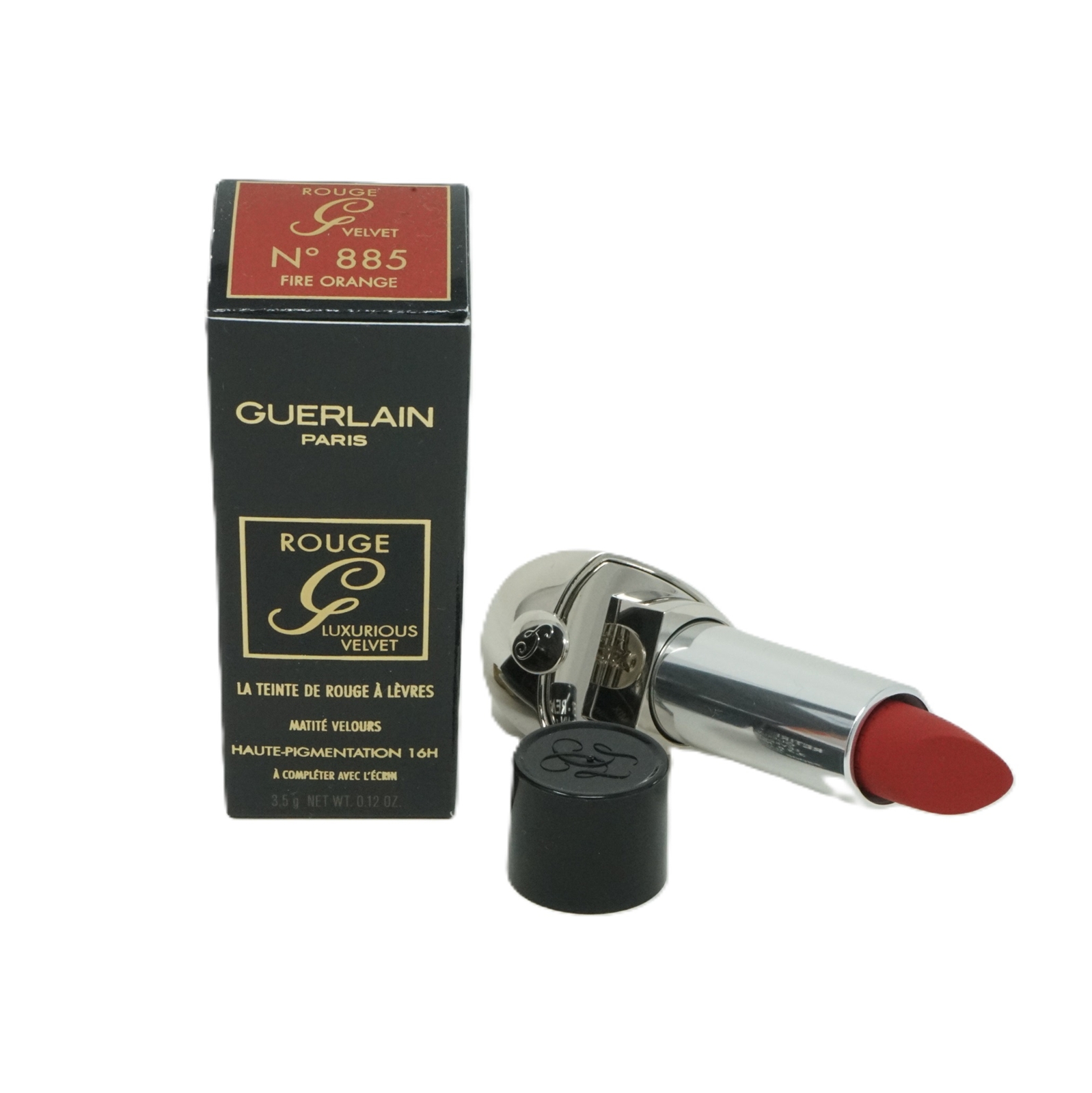 Guerlain Rouge G Роскошная бархатная матовая губная помада оттенка Lippenstift 35г 885 F 16090₽