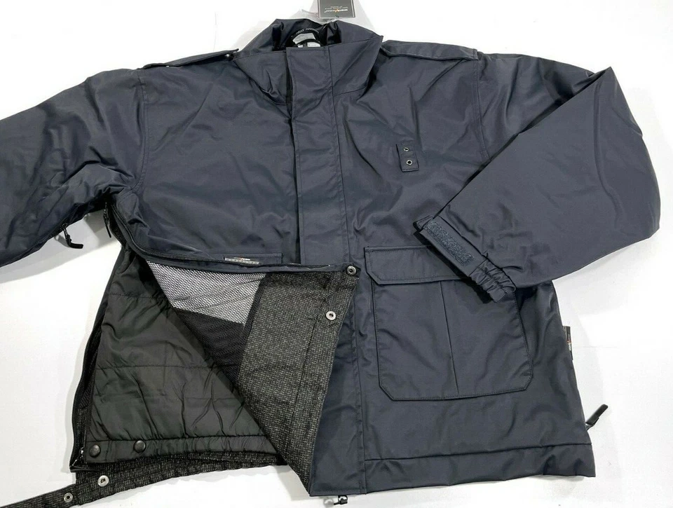 XL HELLY HANSEN METRO WORK WEAR JACKET INSULATED WATERPROOF DUTY COAT BLUE - Image 4 of 4