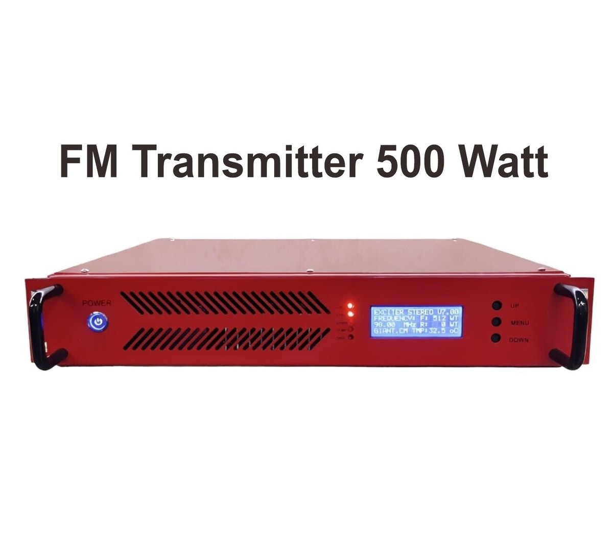 FM Transmitter Stereo Broadcast Community 87.5-108Mhz 500W radio station |  eBay