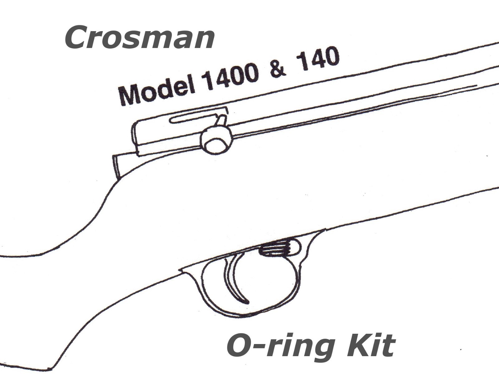 Crosman 140 1400 Air Rifle Oring Seal Kit eBay