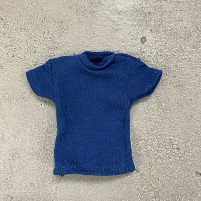 MO-SL-DB: 1/12 Dark Blue T-Shirt for 6'' slim action figure body