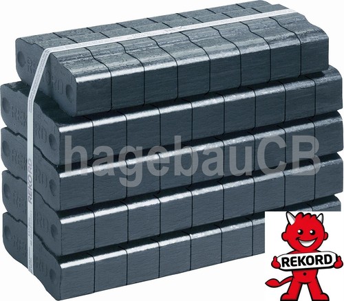 Lausitzer Braunkohlebriketts Kohle 25kg REKORD Bündelbrikett