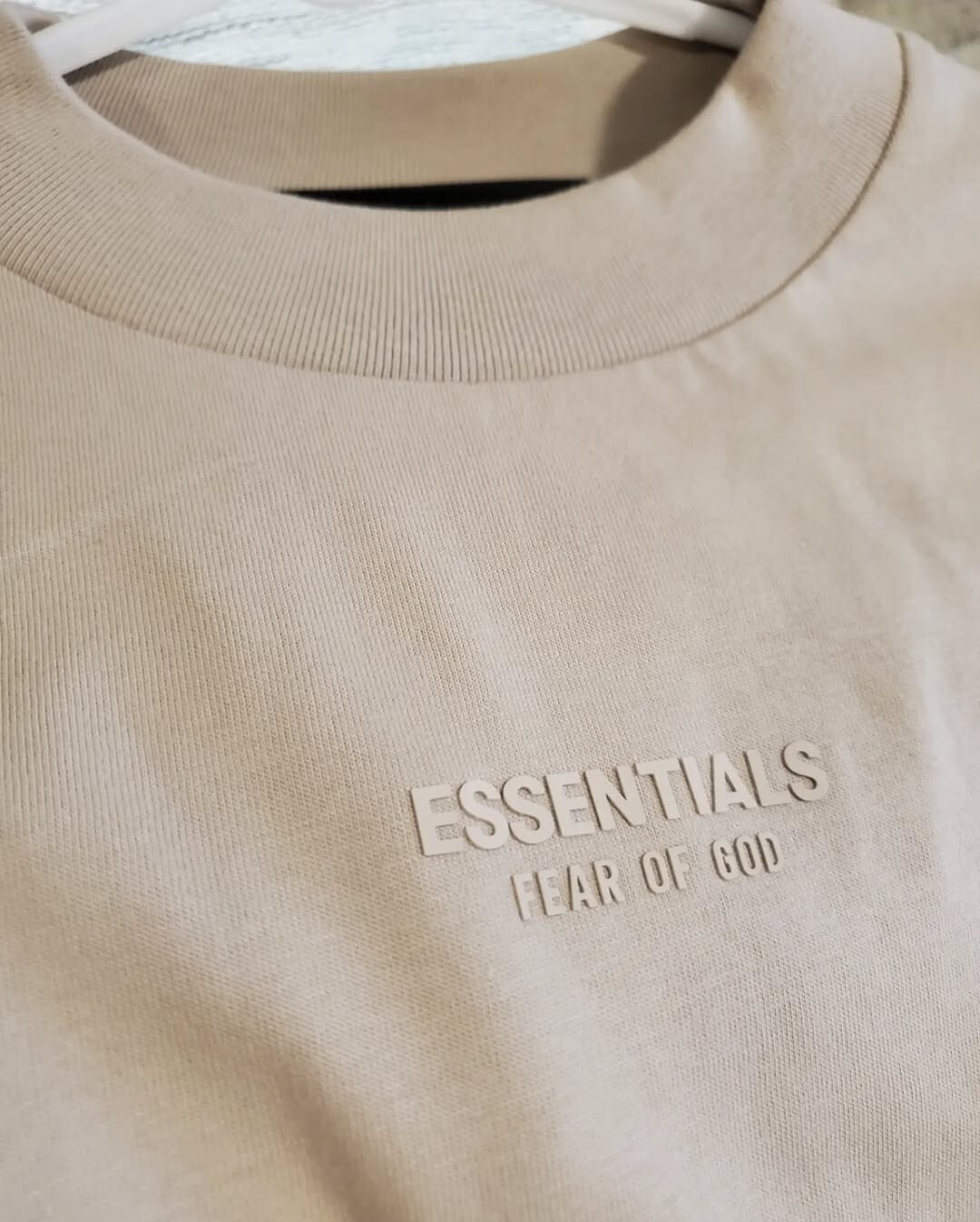 Men's Fear Of God ESSENTIALS oversized t-shirt in small