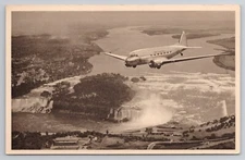 Postcard In Flight With The Flagship Fleet Of American Airlines Niagara Falls