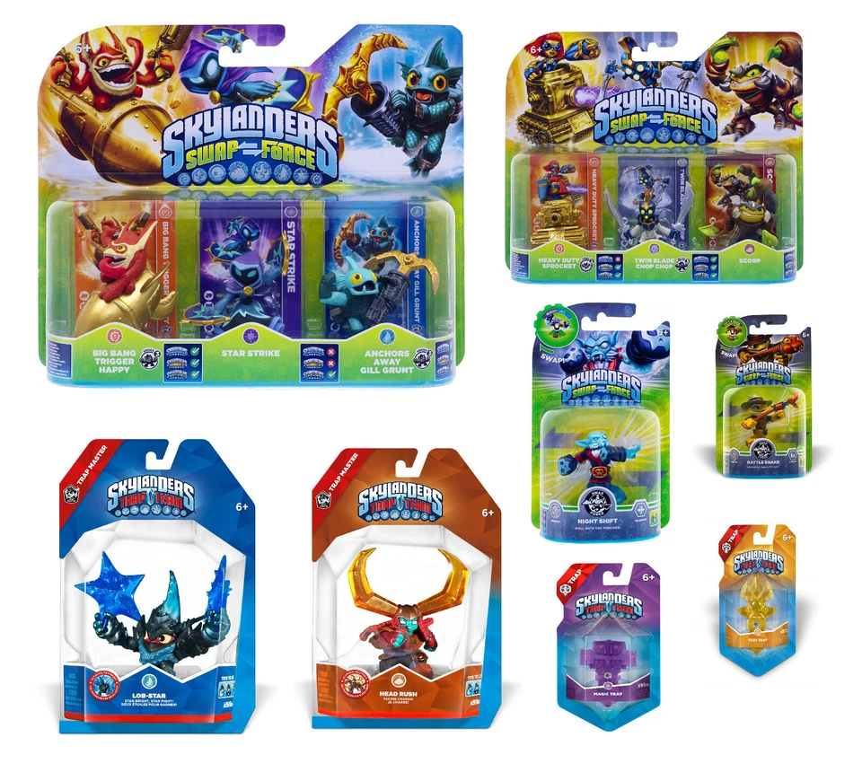 ACTIVISION Figurines Skylanders Sous Blisters Neufs - Retrogaming Console Jeu Vidéo Vintage