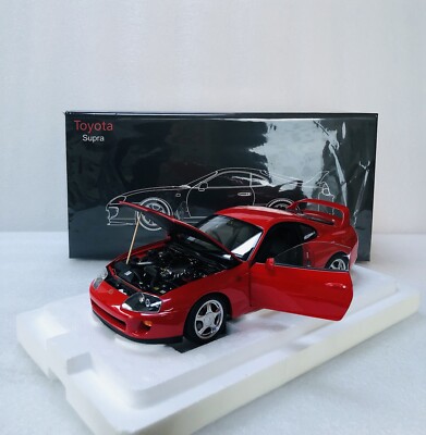 1/18 Lcd Toyota Supra A80 Red Diecast With Lift Included