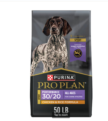 Chicken and Rice Formula High Protein Dry Dog Food, 50 lbs.