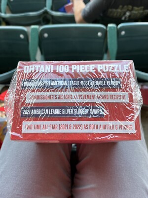新品★Ohtani 100ピースパズル2箱 Shohei Ohtani 100 Piece Puzzle ANGELS BASEBALL Give Away 6
