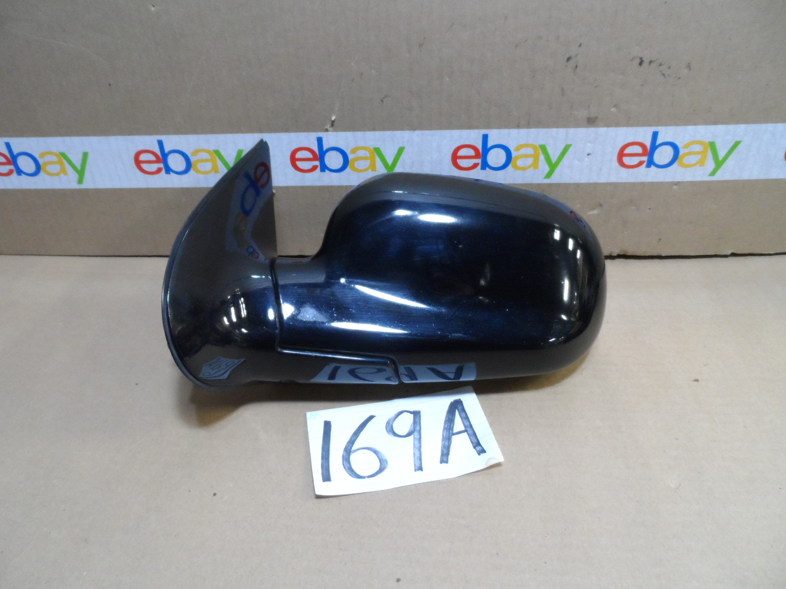 01 02 03 04 Hyundai Santa Fe DRIVER side Mirror Used Power Black Color #169-A