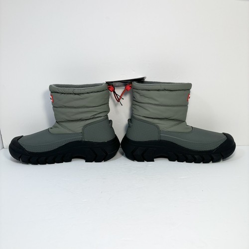 NEU Herren Hunter Intrepid wasserdicht kurz Schneestiefel grau Größe US 7 Einzelhandel $ 185 - Bild 14 von 21