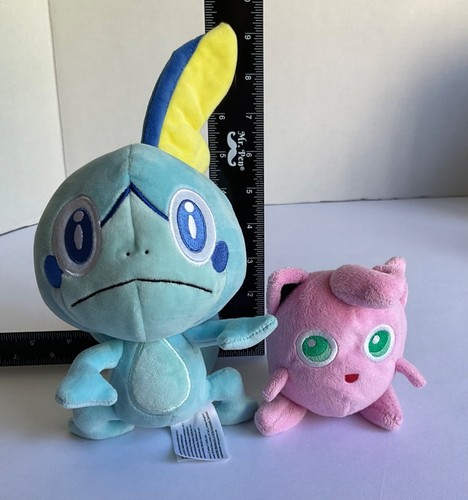 "Lote de 2 juguetes de peluche Pokemon Sobble 8"" y Jigglypuff 5""" - Imagen 11 de 11