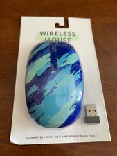 Vivitar Wireless Mouse Blue Mac and Windows