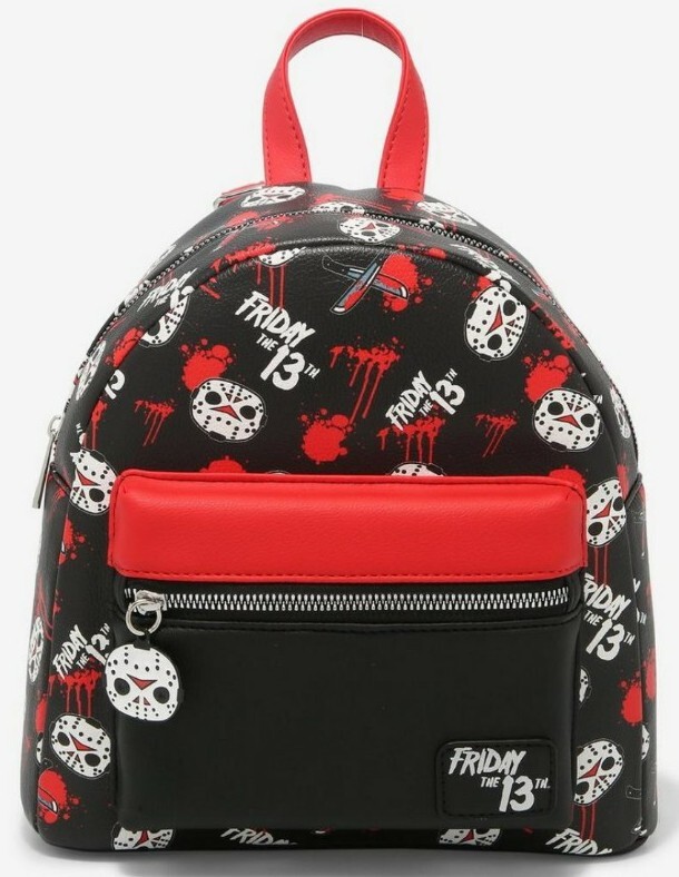 Horror Mini Backpack Jason Voorhees Mask Friday The 13th Bioworld