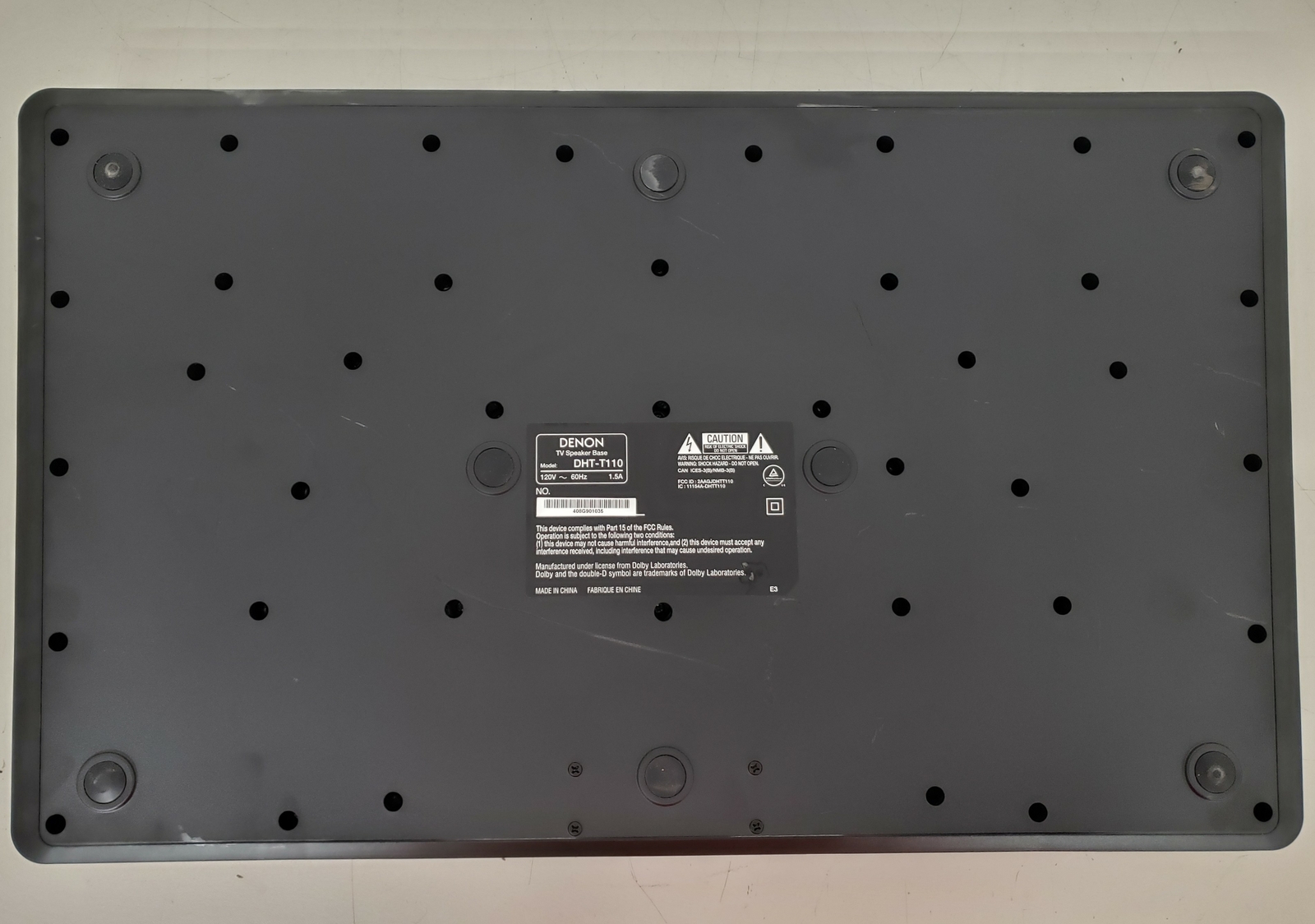 denon tv speaker base