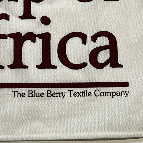NWOT Ethnic Map Of Africa Dish Tea Towel Landmarks Collectible Vintage - Picture 9 of 12