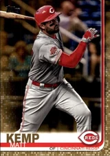 2019 Topps GOLD #454 Matt Kemp SERIAL #1667/2019 CINCINNATI REDS