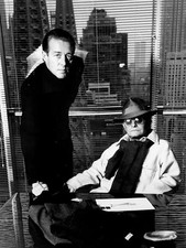 Halston and Truman Capote, 1980 – Large Original Photograph SIGNED