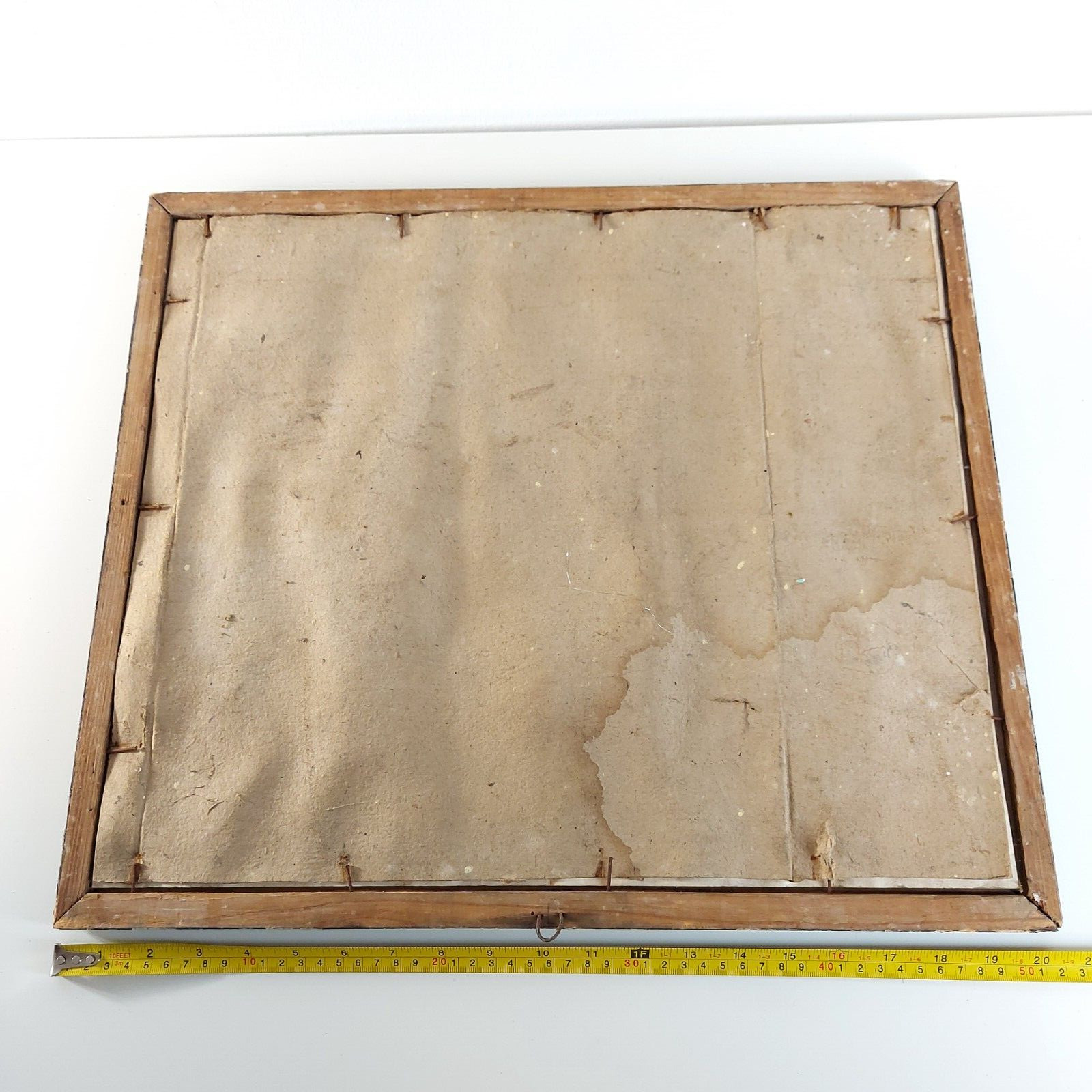 Vintage Painting Children Rabbits Sheep Naive Art 1920s-1950s Austria? Europe