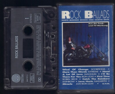 Rock Ballads Jon Bon Jovi Scorpions Magnum Rainbow Hardrock Tape MC Kassette 093