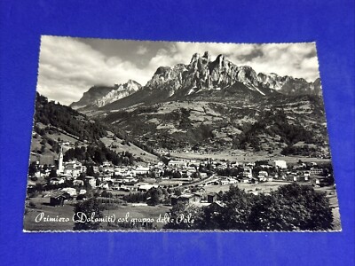 FIRST DOLOMITES WITH THE GROUP OF BLADES - Black and White Postcard