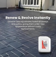 20L Charcoal Pattern Imprinted Concrete Paint & Sealer Restore Driveway/Paving