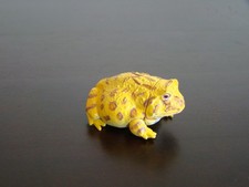 New Kaiyodo Furuta Choco Egg Animal Pet Miniature Yellow Argentine Horned Frog