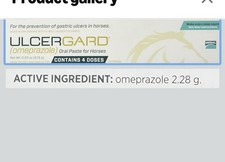 Ulcergard Omeprazole Oral Paste Syringe 6.15 Gm New Version Exp 07/26 NEW