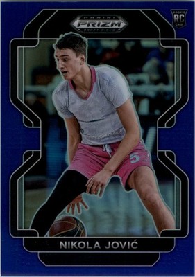 2022-23 Panini Prizm Draft Picks Prizms Blue #75 Nikola Jovic /199 - BSK