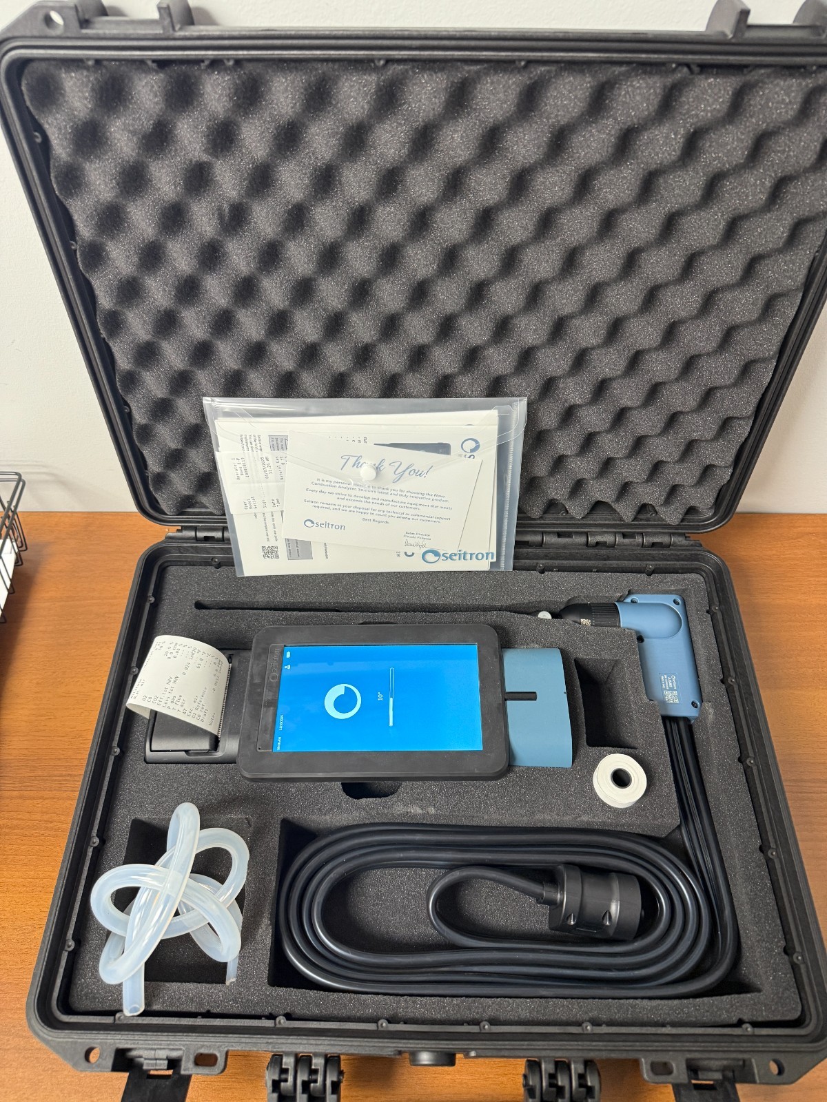Slightly used Seitron Novo-1P Combustion Analyzer w/ BUILT-IN Printer & CAL!