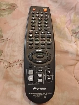Genuine OEM Pioneer XXD3043 AV Pre-Programmed and Learning Remote Control Unit